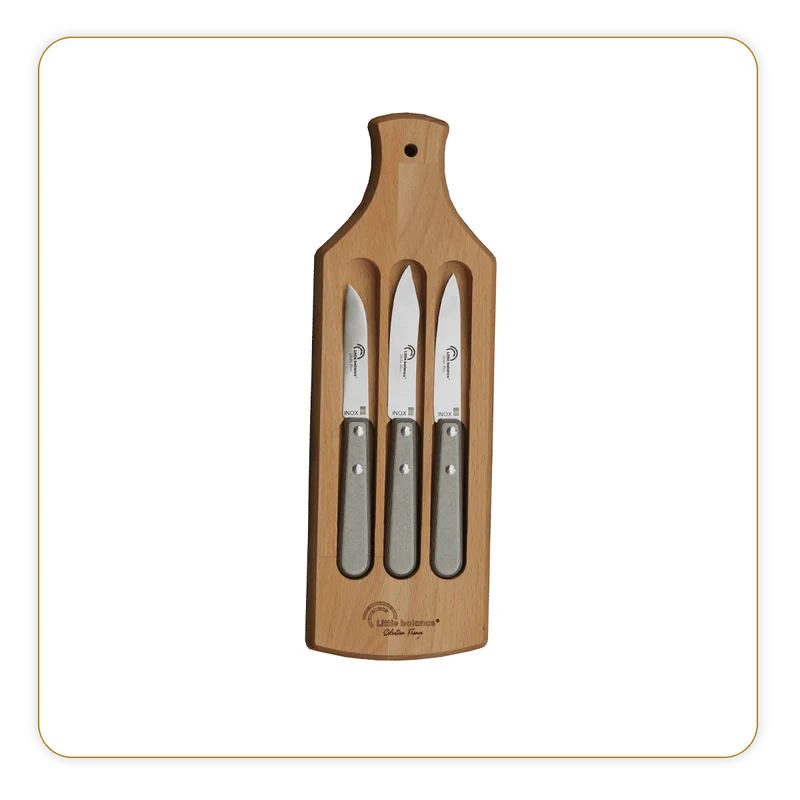 Coffret 3 couteaux office