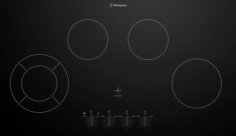 Westinghouse 90cm 4 Zone Ceramic Cooktop