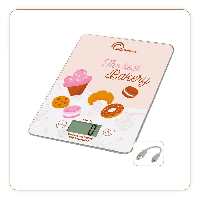 Balance de cuisine, Slim Bakery USB, Sans pile