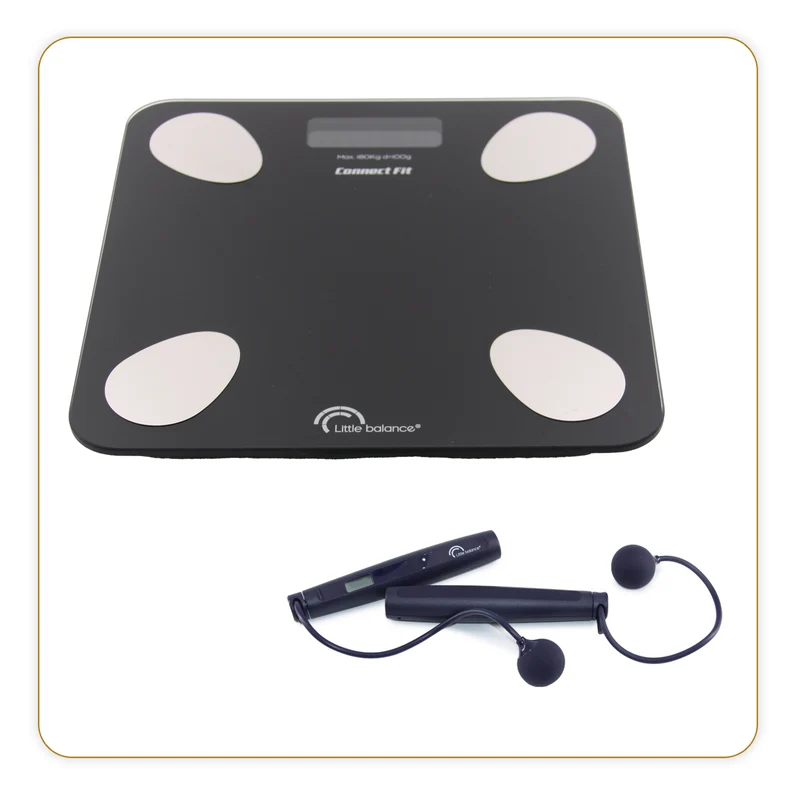 Impédancemètre + Corde à sauter connectés, Connect Fit