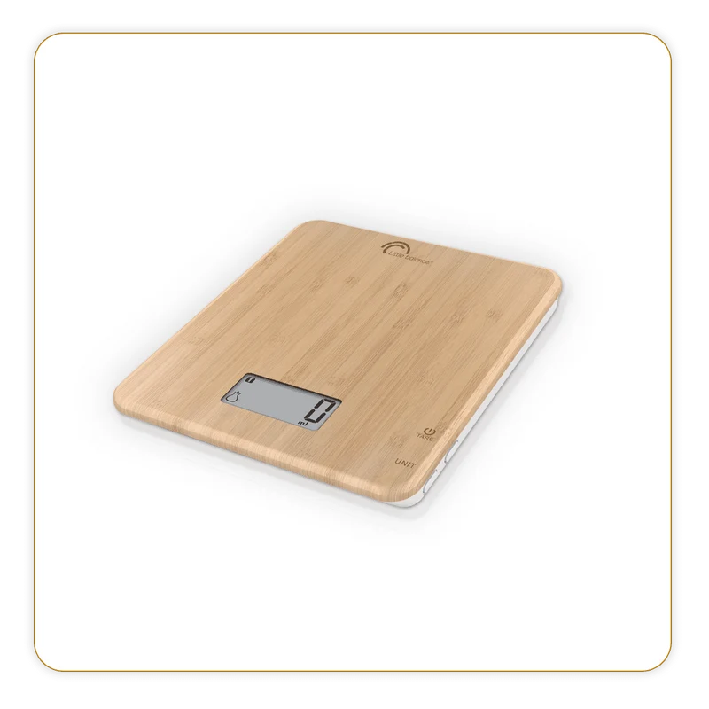 Balance de cuisine, Slim Bois naturel