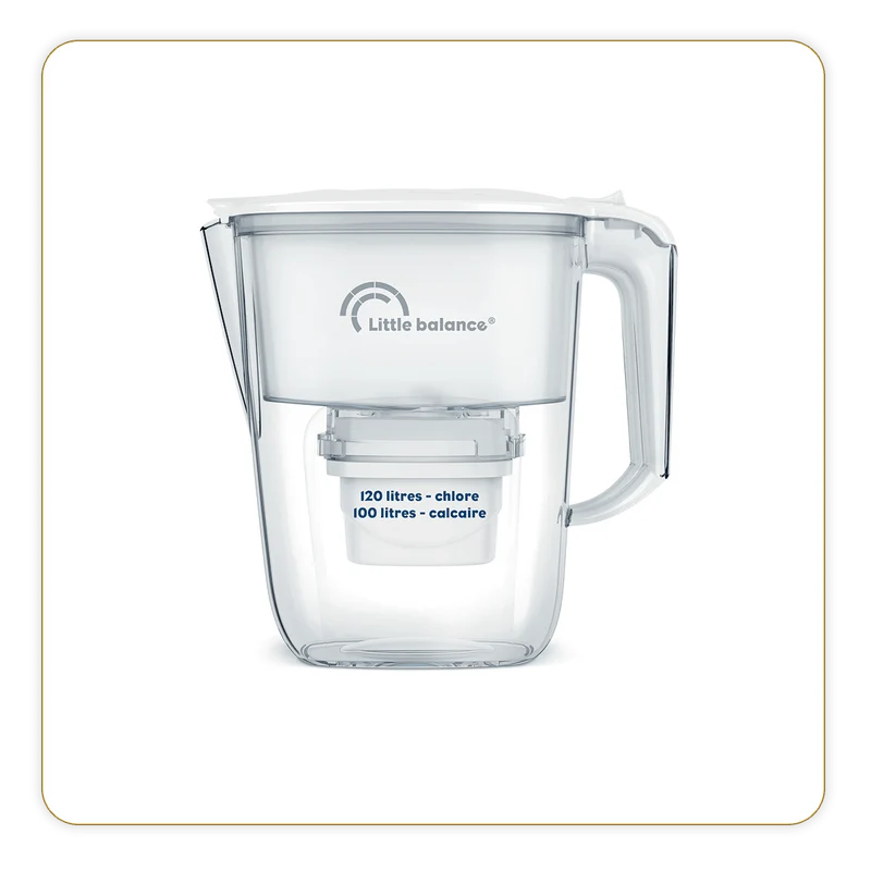 Carafe filtrante Claire + 2 cartouches offertes
