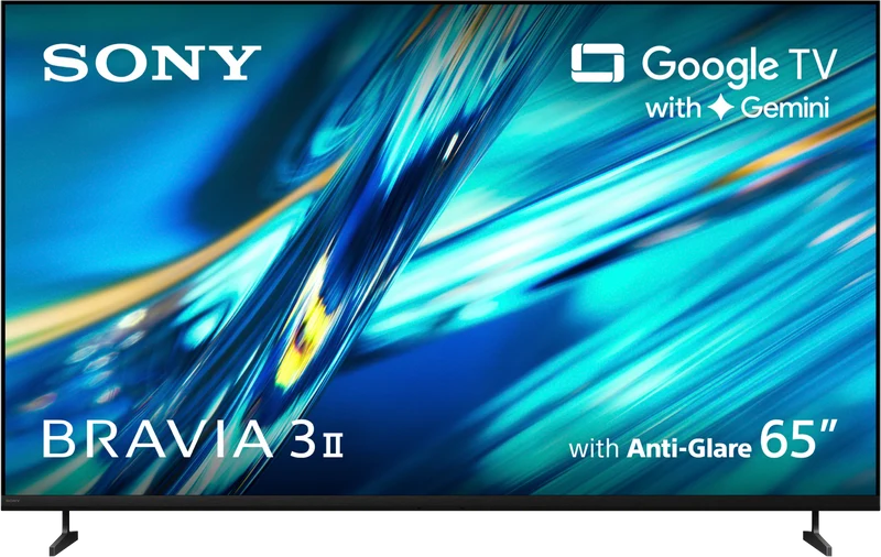 Sony 65" BRAVIA 3 II 4K HDR AI Google TV with Gemini 2026