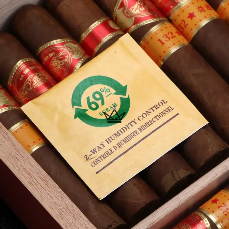 Sachet Humidificateur Cigare 69 % RH — Pack 2 à 3 Mois, Bidirectionnel | Cave Cigare