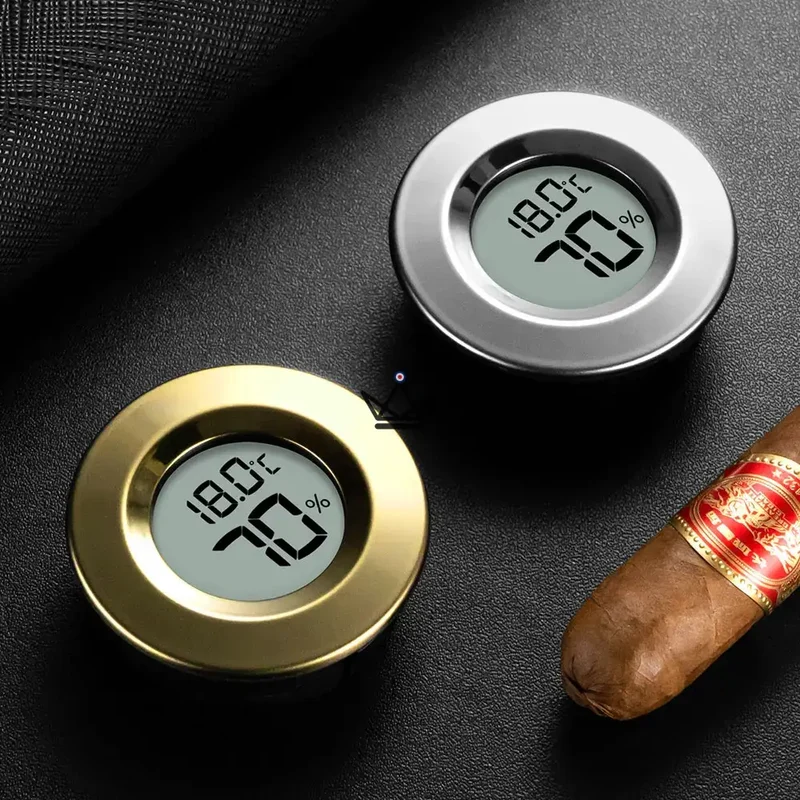Hygromètre Électronique Cigares ELITEGUARD — LCD, Hygromètre & Thermomètre | Cave Cigare
