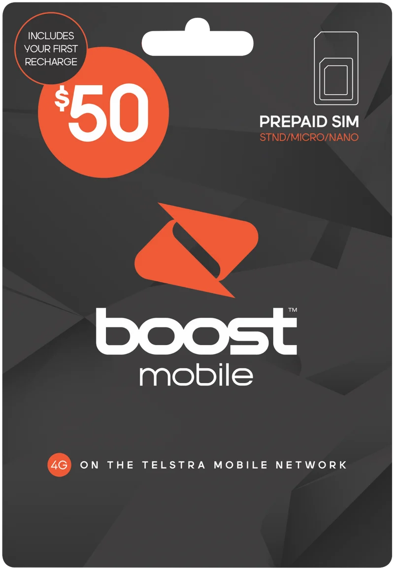 Boost PREPAID SIM KIT $50
