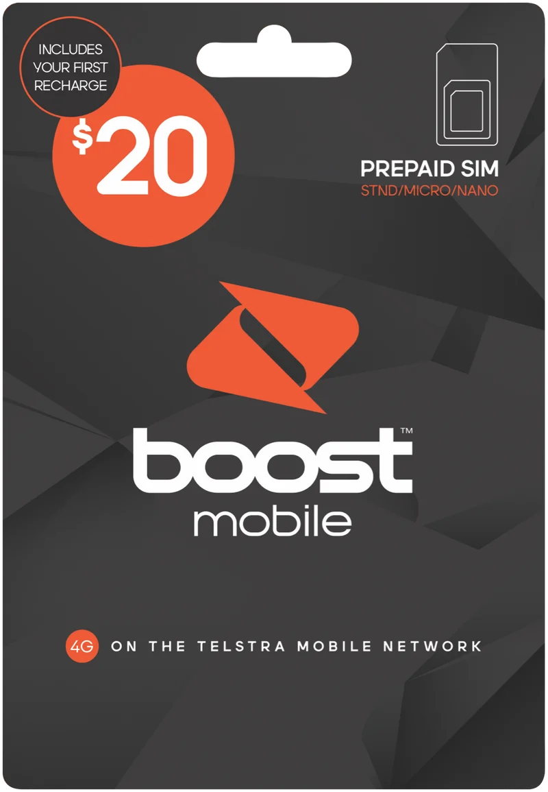 Boost PREPAID SIM KIT $20