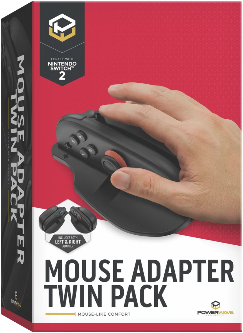 Powerwave Nintendo Switch 2 Mouse Adapter Twin Pack