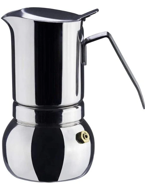 Vev Vigano 8 Cups INOX VESPRESS Stove Top Espresso Maker