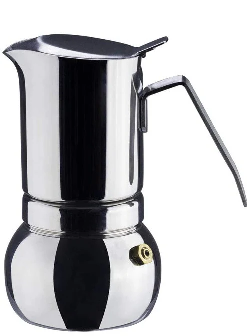Vev Vigano 6 Cups INOX VESPRESS Stove Top Espresso Maker