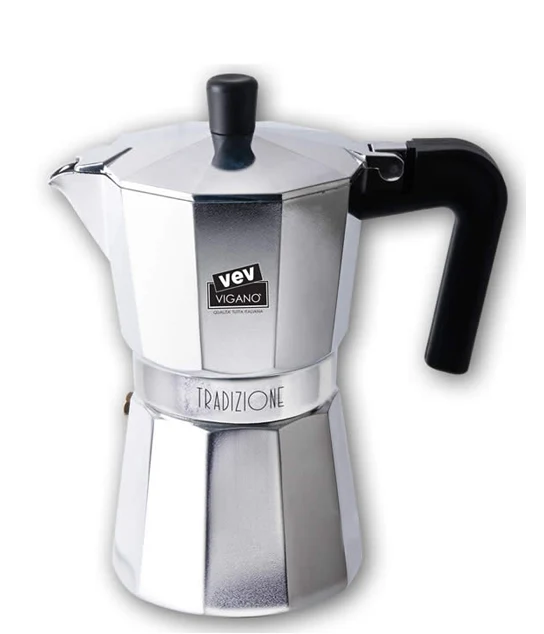 Vev Vigano Tradizioni 6 cup Moka Espresso Maker