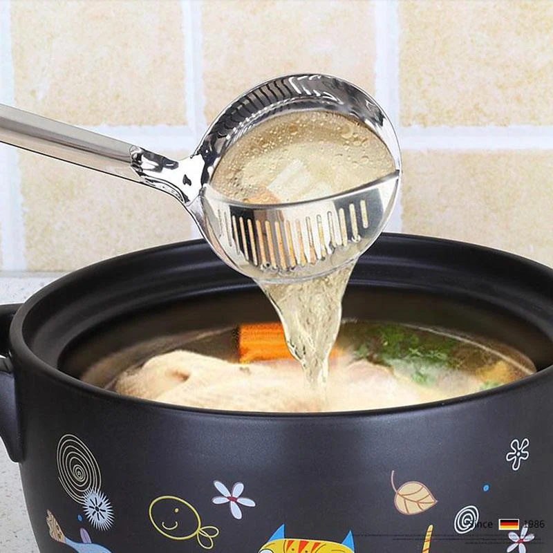 Louche pour Soupe avec Passoire