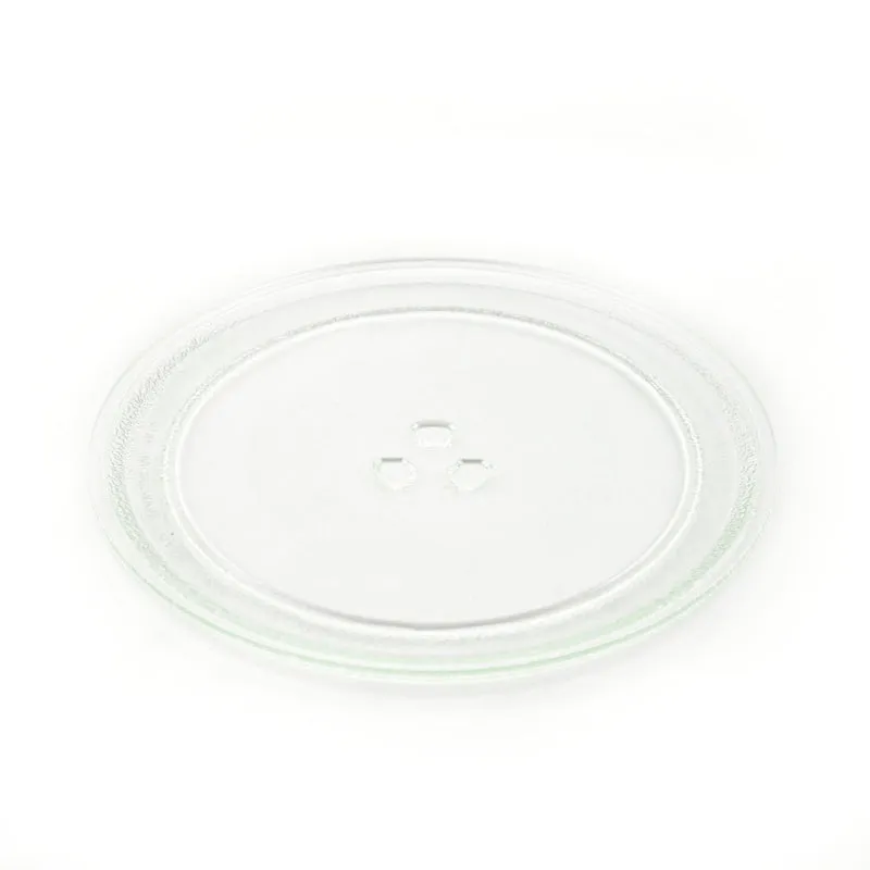 Plato de cristal transparente para microondas