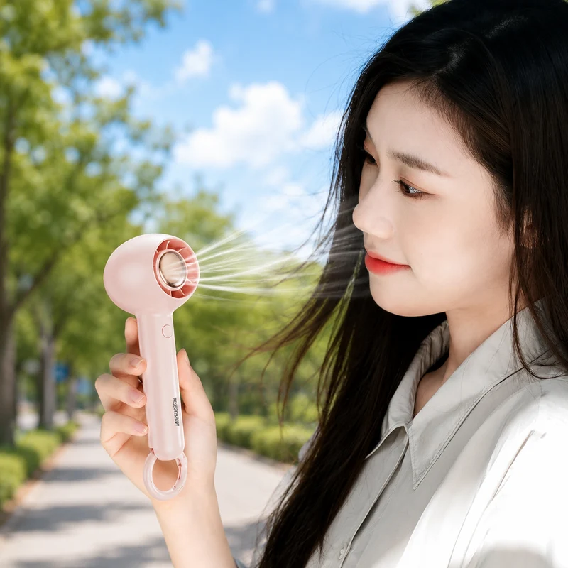 Ventilateur turbo nomade rose