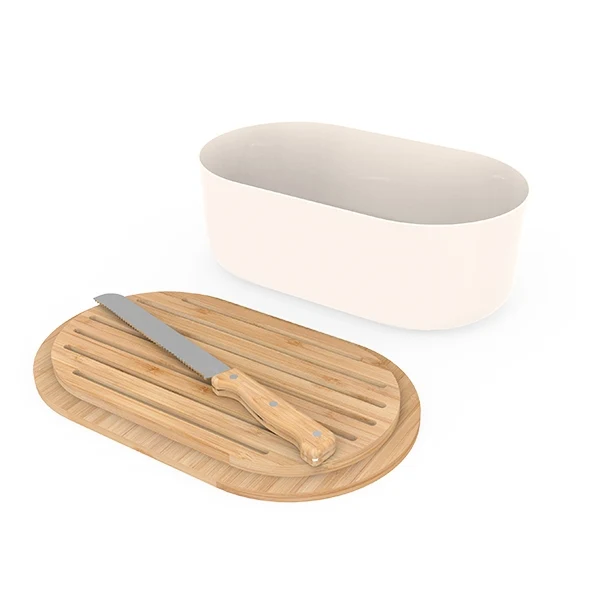 Set boîte à pain 4 en 1 Pebbly