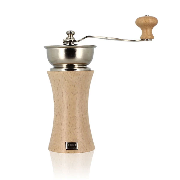 Moulin à café à manivelle en bois de hêtre 21,5 cm Ogo