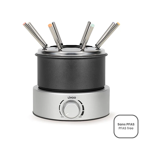 Appareil à fondue électrique 2,4 L 8 personnes 800 W Livoo