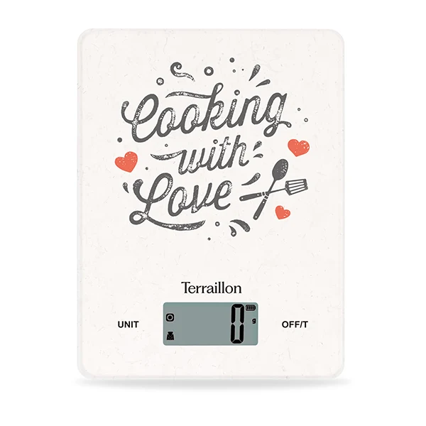 Balance de cuisine rechargeable 3 kg LCD Terraillon
