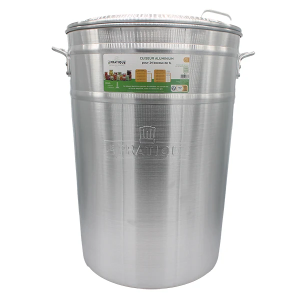 Cuiseur en aluminium 24 bocaux 1L Le Pratique