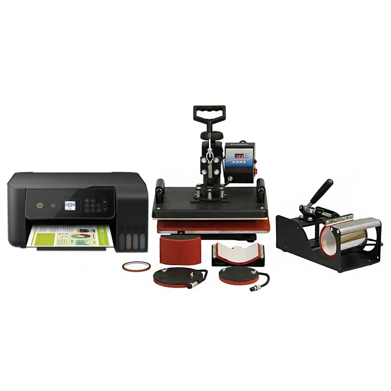 PixMax Lot de Presse à Chaud 5 en 1 & Imprimante
