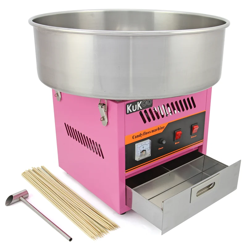 KuKoo Machine à Barbe à Papa & Accessoires