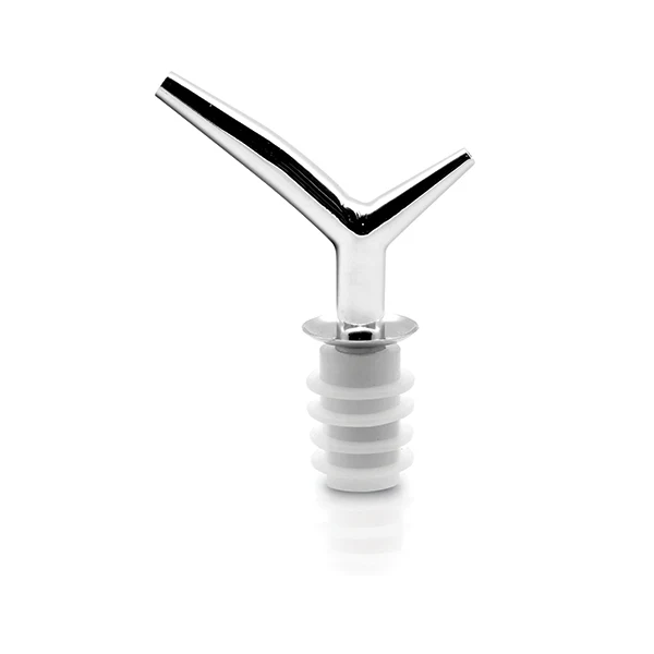 Bec verseur universel double en inox et silicone False