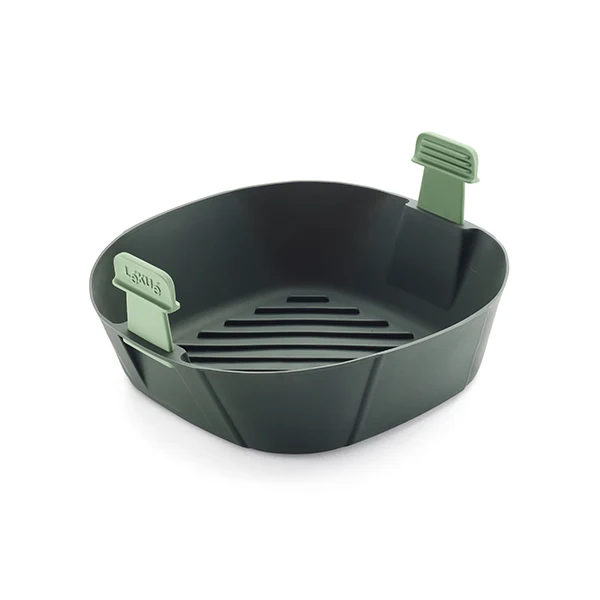 Panier carré en silicone pour friteuse à air chaud L Lékué