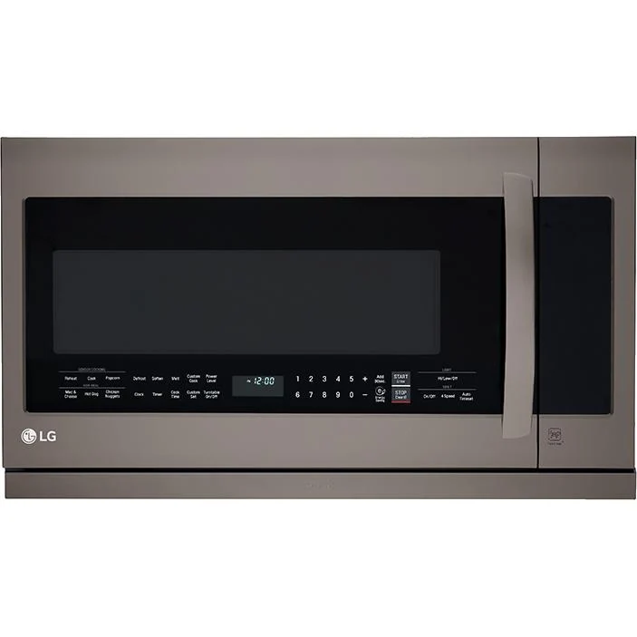 LG Four à micro-ondes à hotte intégrée de 30 po, 2,2 pi cu avec hotte coulissante ExtendaVentMC de deuxième génération LMV2257BD
