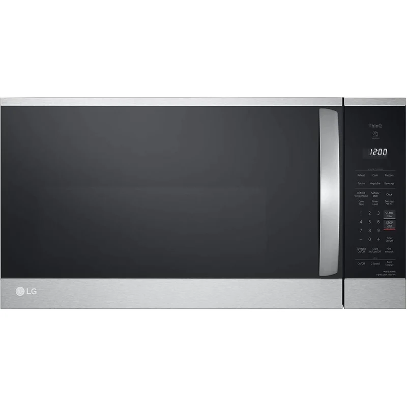 LG Four à micro-ondes à hotte intégrée de 30 po, 1,2 pi cu avec EasyClean® MVEM1825F