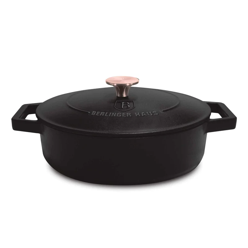 Olla Poco Profunda De Hierro Fundido De 26 Cm