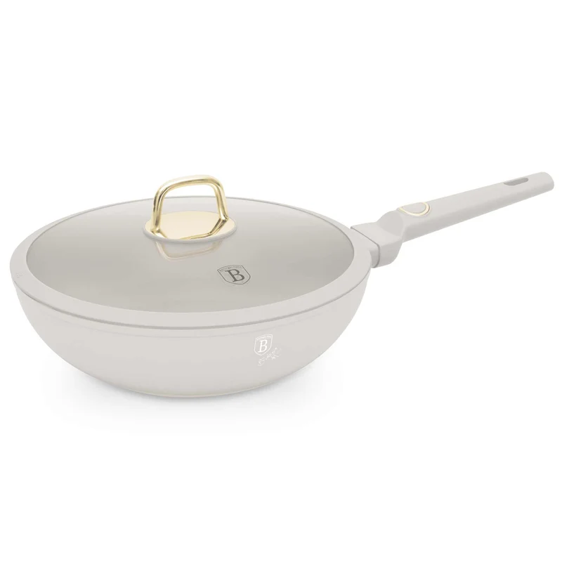 Wok Con Tapa De 28 Cm