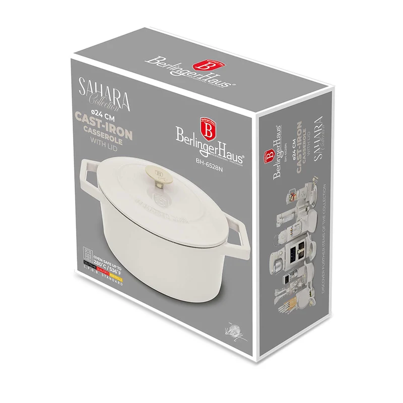 Cazuela De Hierro Fundido De 24 Cm