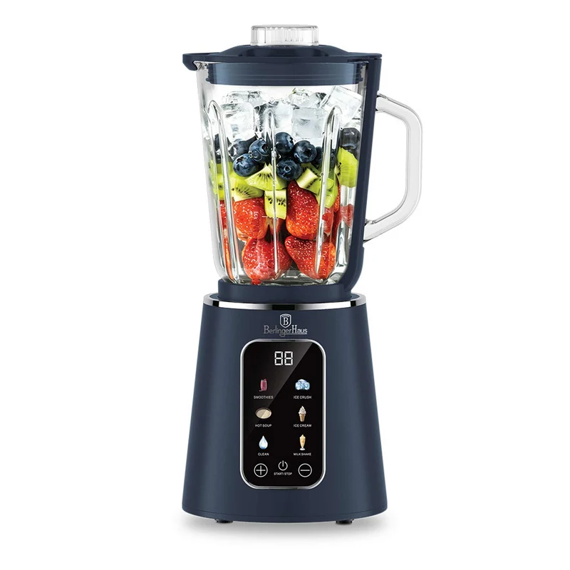 Batidora De Mesa Digital Con Jarra De Cristal De 1,5 L Y 1000 W.