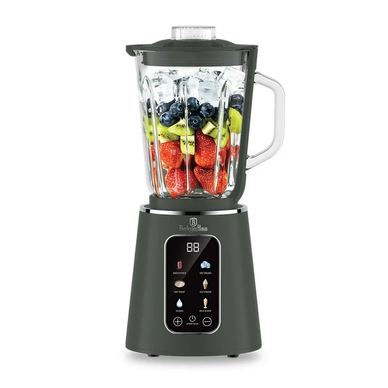 Batidora De Mesa Digital Con Jarra De Cristal De 1,5 L Y 1000 W.