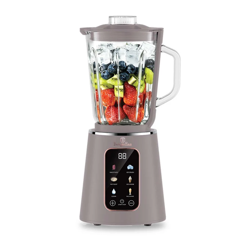 Batidora De Mesa Digital Con Jarra De Cristal De 1,5 L Y 1000 W.