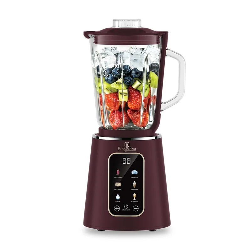 Batidora De Mesa Digital Con Jarra De Cristal De 1,5 L Y 1000 W.