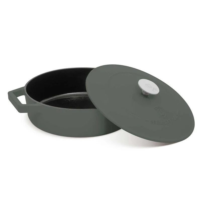 Olla Poco Profunda De Hierro Fundido De 26 Cm
