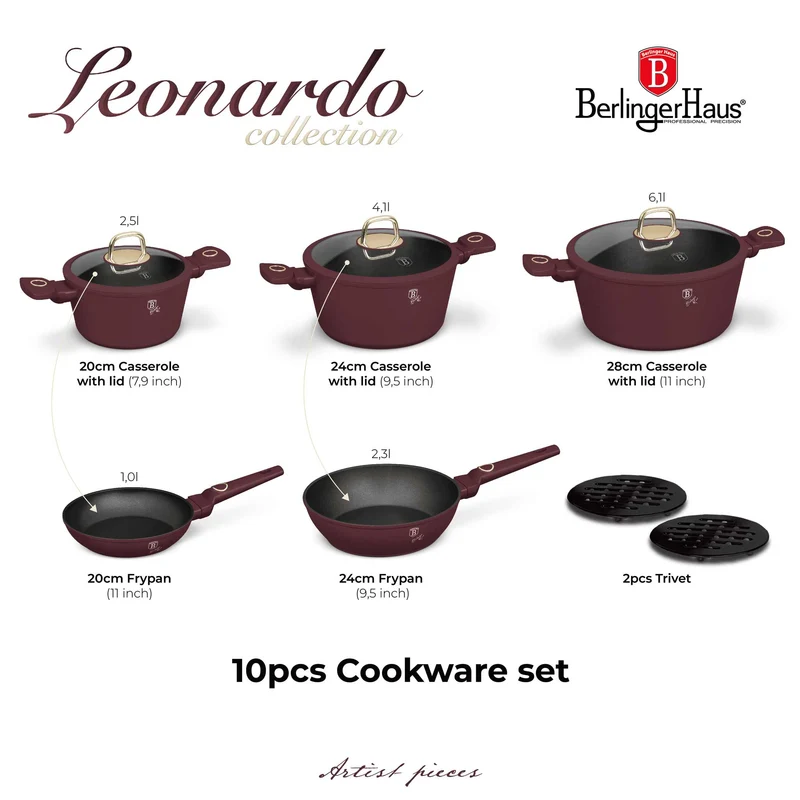 Set De Utensilios De Cocina De 10 Piezas