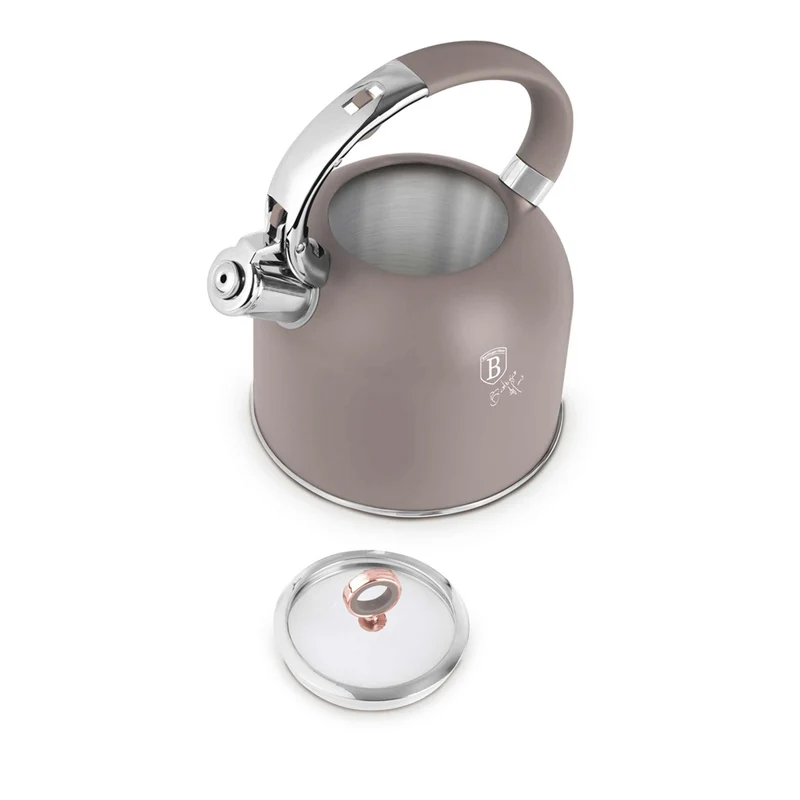 Hervidor Con Tapa De Cristal De 3,0 L, Apto Para Inducción.