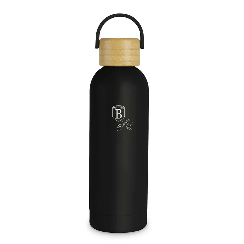 Termo Con Tapa De Bambú De 0,5 L
