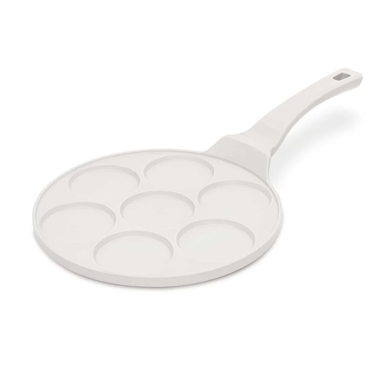 Sartén Para Panqueques Lisa De 7 Agujeros, 26 Cm