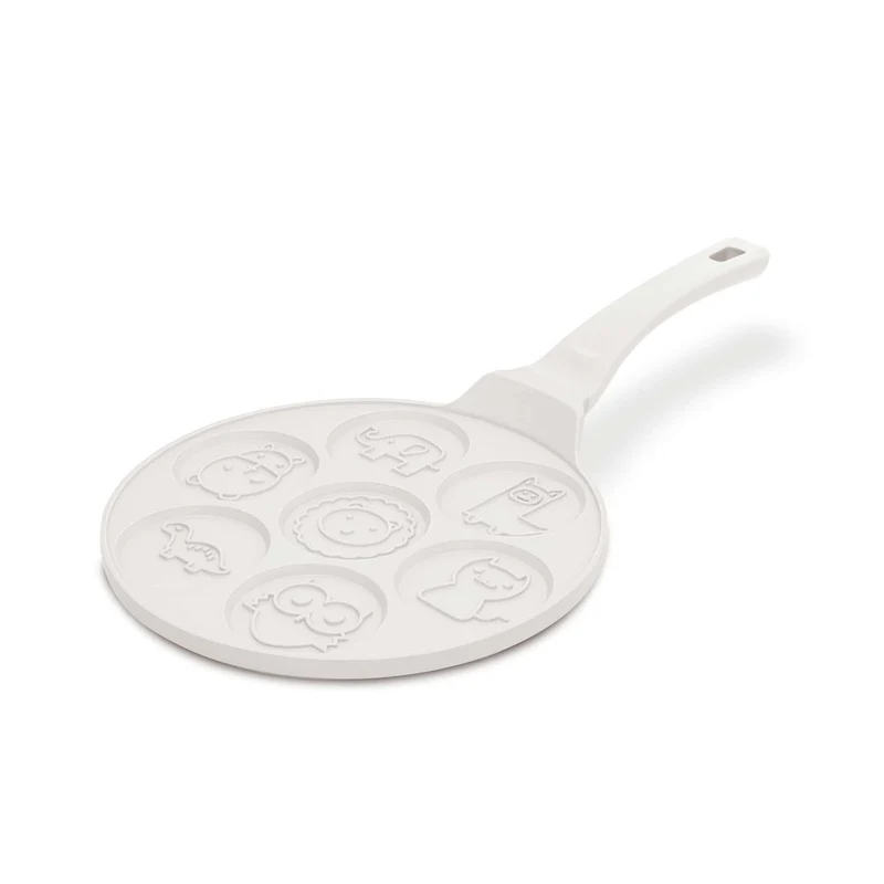 Sartén Para Tortitas Con Forma De Animales De 7 Agujeros Y 26 Cm