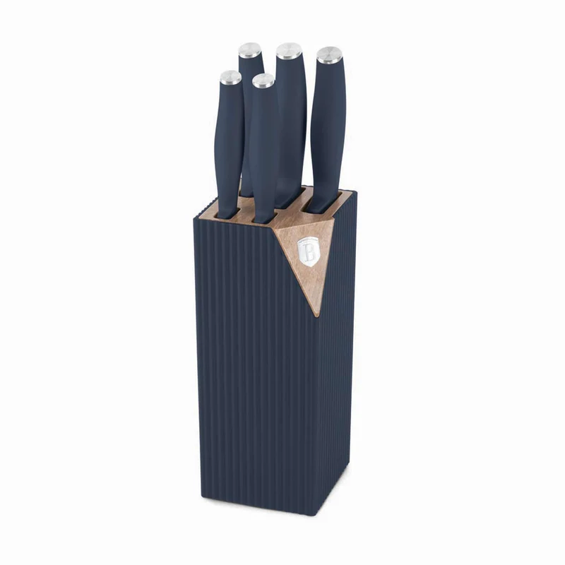 Set De 6 Cuchillos Con Soporte