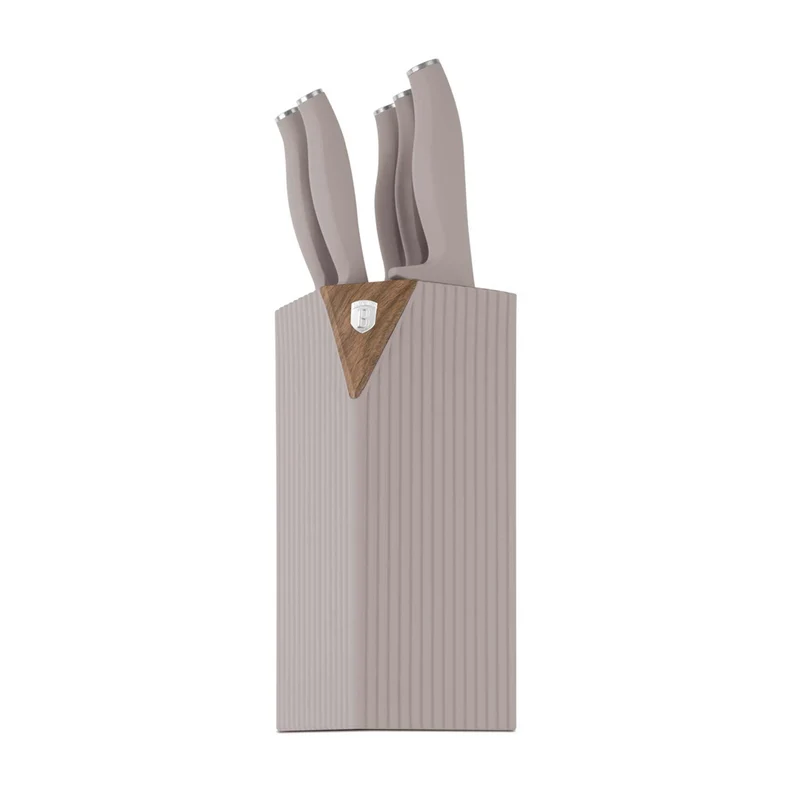 Set De 6 Cuchillos Con Soporte