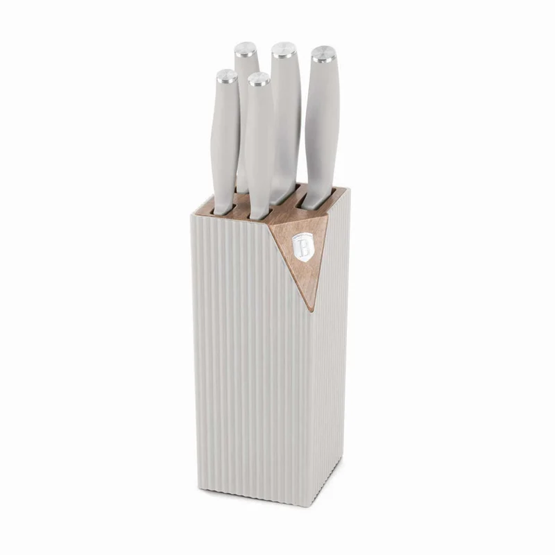 Set De 6 Cuchillos Con Soporte