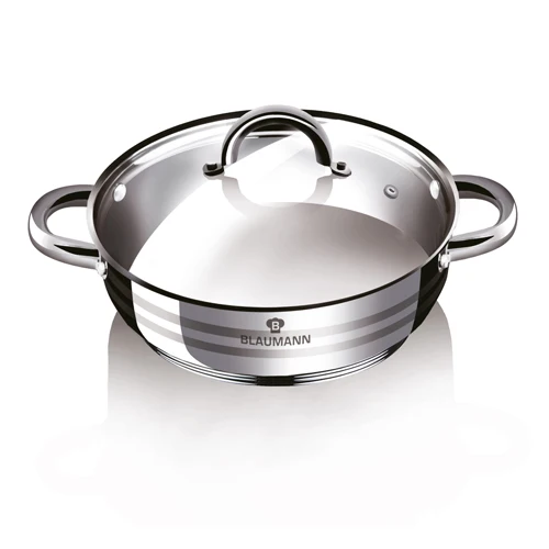 Olla Poco Profunda Con Tapa De 28 Cm