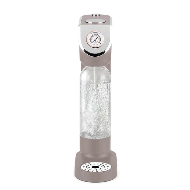 Máquina Para Hacer Refrescos Con 2 Botellas Y Barómetro, Compatible Con Cilindros De Co2 De Tamaño Universal.