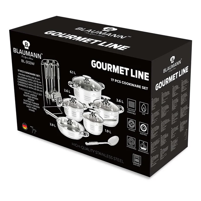 Set De Utensilios De Cocina De 17 Piezas