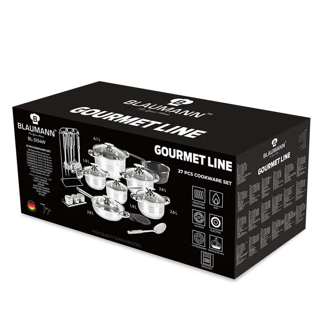 Set De Utensilios De Cocina De 27 Piezas