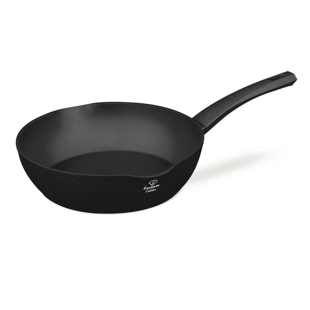 Sartén Honda De 2 Bocas Y 28 Cm De Diámetro.